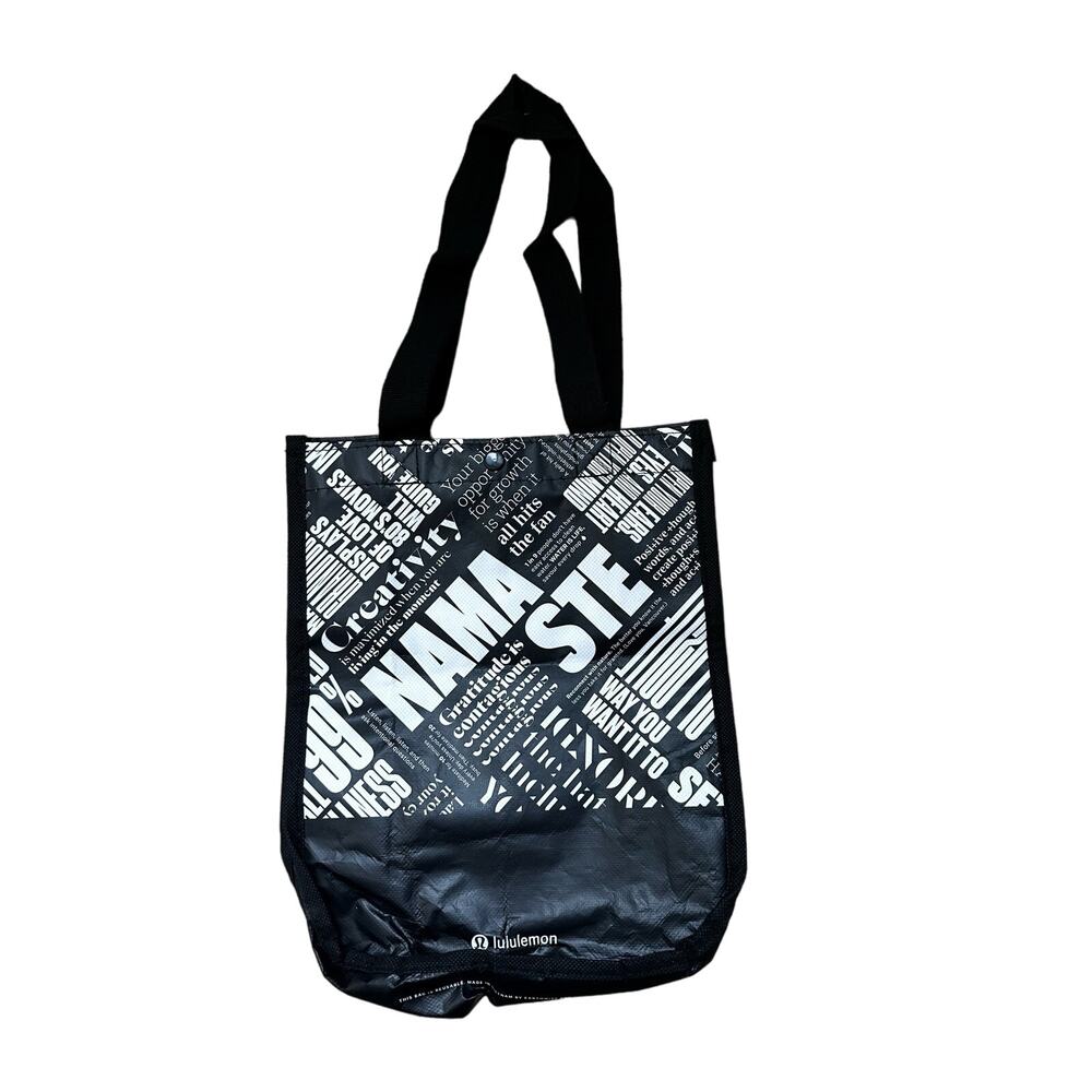 Lululemon|Reusable‎ Store Bag|White & Black